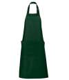 88010 Gala Gala Long Bib Apron Bottle Green colour image